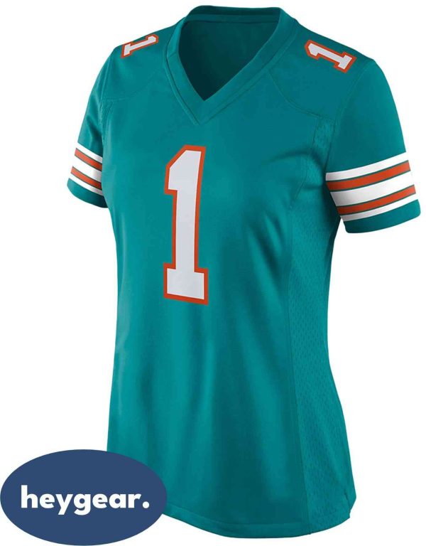 A pro-style Women American football jersey crafted with high-airflow panels.