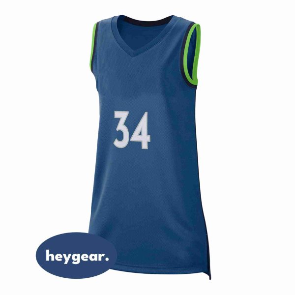 BasketBall Court-ready Womens performance Jersey with a feminine edge.