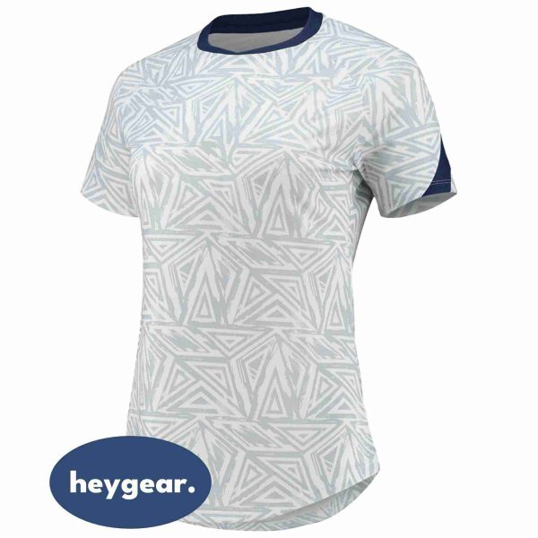 Smooth-fit Women Soccer Jersey offering unrestricted movement.