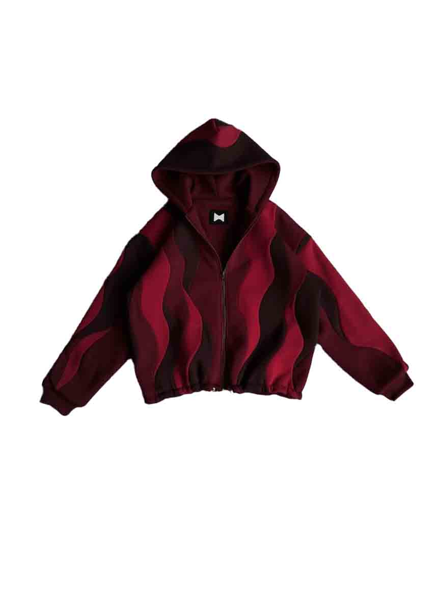 Smooth knit hoodie with a relaxed silhouette