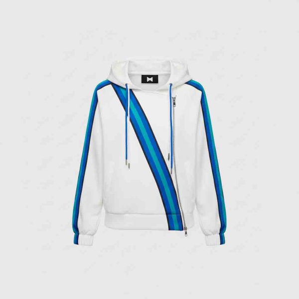 Sleek tracksuit set with clean-cut look