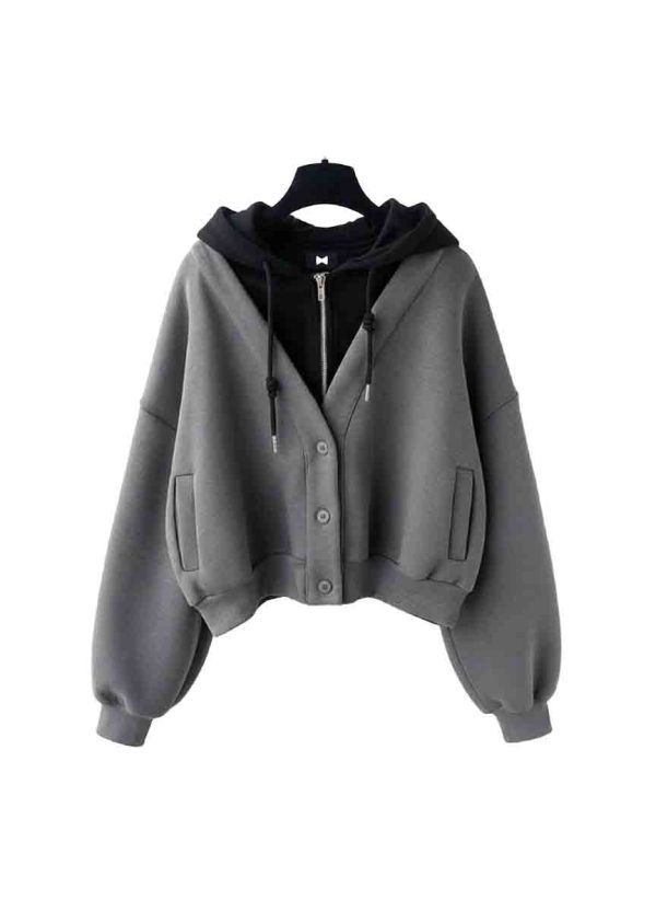 Chic casual hoodie with a relaxed yet polished look